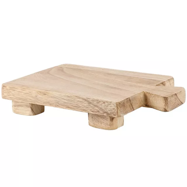 Wooden Tray Decoration Small Shelf Bracket Kids Stool Child Step