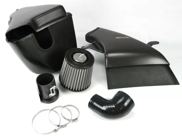 ARMA Carbon-Matt Airbox Air-Intake-Kit, Lufteinlass variabel - Audi A4 B8 2.0TSI 3