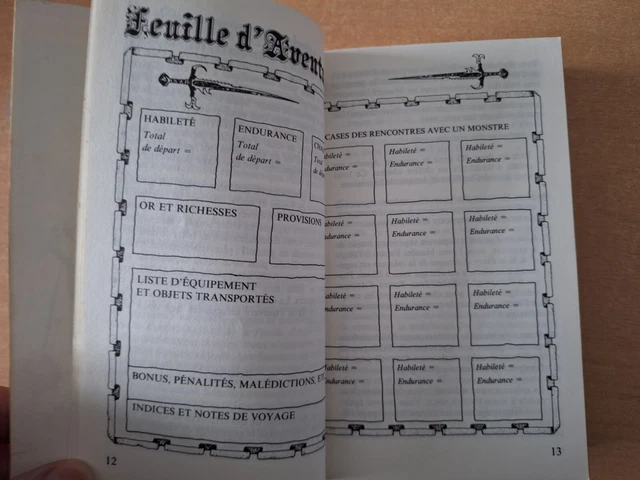 LA COURONNE DES Rois Livre dont vous êtes le héros LDVELH Sorcellerie