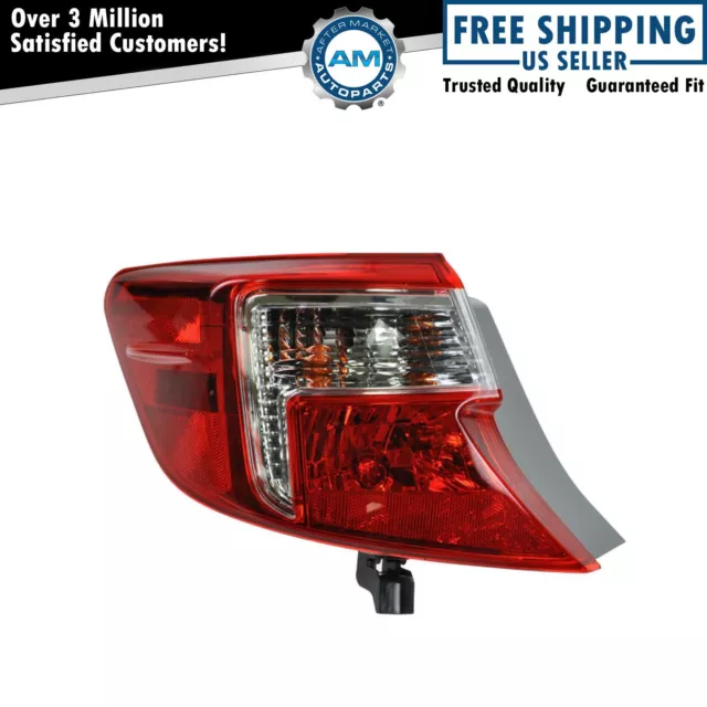 Left Outer Rear Tail Light Assembly Fits 2012-2014 Toyota Camry