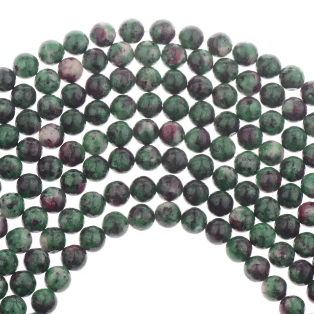 Wholesale Natural Gemstone Round Spacer Loose Bead DIY Bracelet 15'' 4MM 6MM 8MM