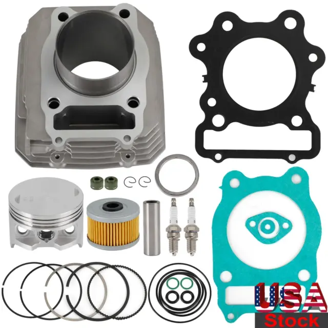 Complete Top End Cylinder Kit For Honda Atv Trx 300 Fourtrax, Fw 1988-2000 O3