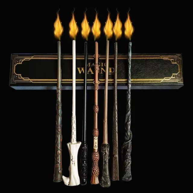 Harry Potter Magic Wand Shooter Fireball Firing Wand Dumbledore Hermione Gift UK