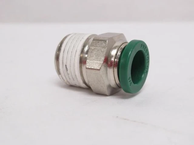 192063 New-No Box; Parker W68PW-6-6 Brass Male Connector; 3/8"PTC x 3/8NPT