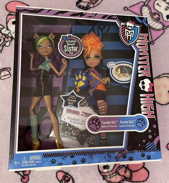 MONSTER HIGH DOLLS Pack Clawdeen Wolf & Howleen Wolf Sister 2011