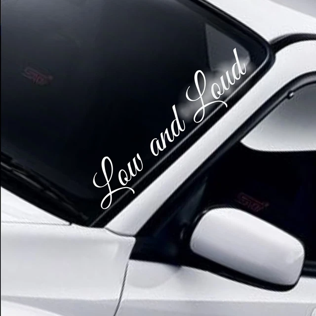 Slow as F*ck Sticker Decal V2 - JDM Lowered Stance Low Drift Slammed