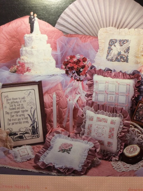 Cross Stitch Here Comes The Bride Wedding CSB 19. 16xCharts Beautiful Booklet