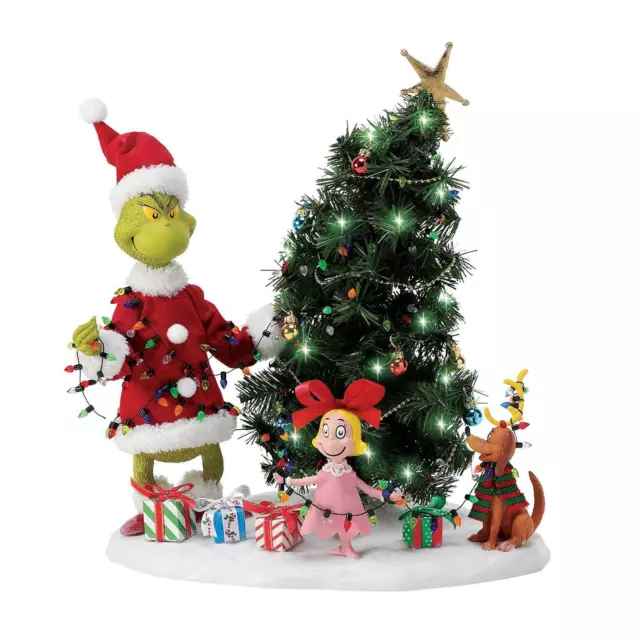 PRE-ORDER:  Who-Ville Tree Trimming Party Grinch, Cindy & Max By: Possible