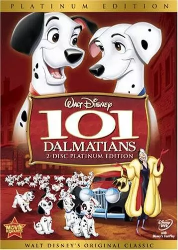 101 Dalmatians (Two-Disc Platinum Edition) - DVD - GOOD