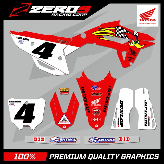HONDA CRF 150 UNTERE GABELSCHUTZ AUFKLEBER MOTOCROSS GRAFIK MX DECAL FACTORY 15