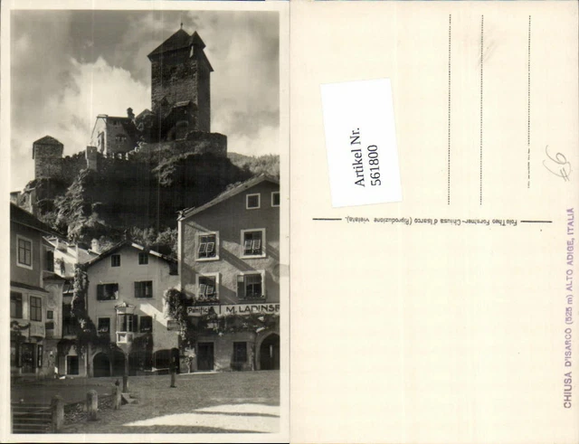561800,Trentino Bolzano Chiusa d Isarco Alto Adige Klausen