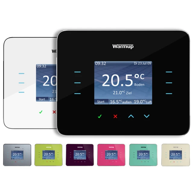 WarmUp 3iE Digital Flush Chambre Thermostat Chauffage par le Sol 230V Touch