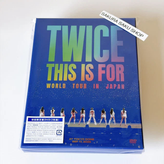 TWICE WORLD TOUR IN JAPAN First Press Limited Edition DVD No Bonus