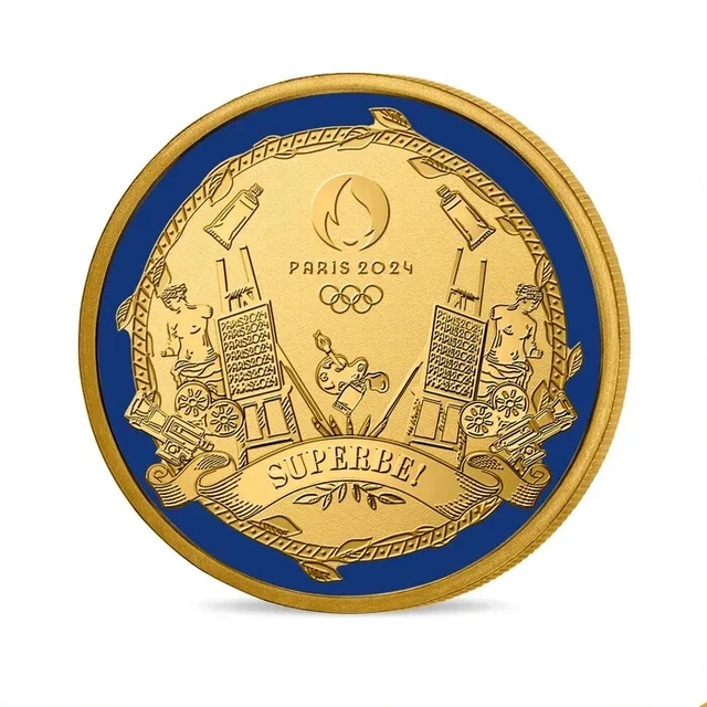 Médaille JO 2024 Paralympique Natation - Monnaie De Paris | Collection Limitée