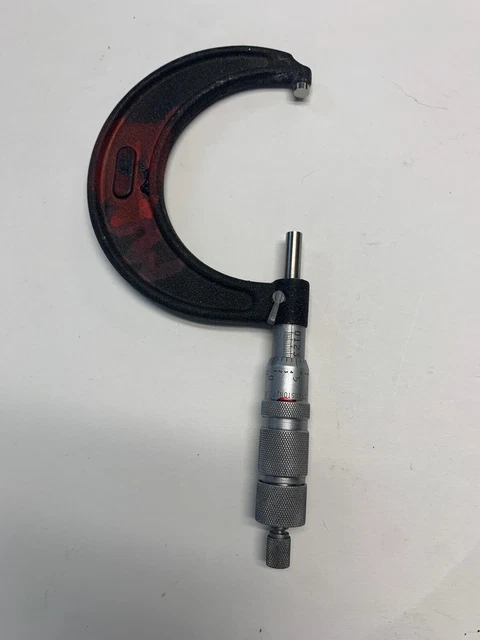 Central Tool Co. Cranston Ri Usa Micrometer 2-3" Machinist Tool Outside