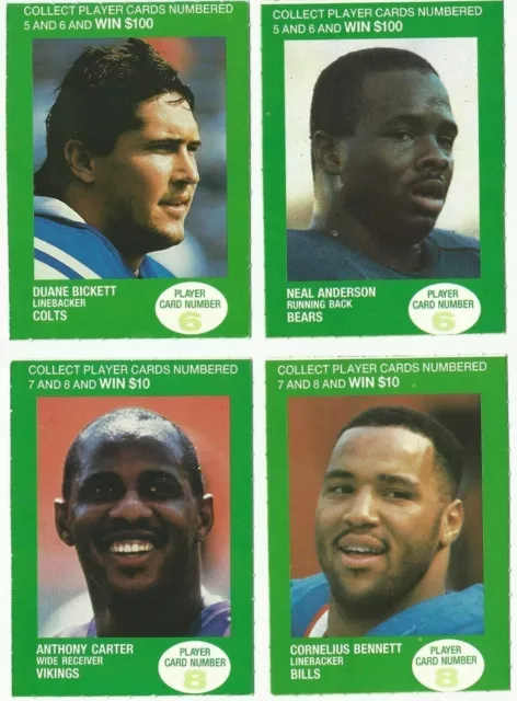 1990 British Petroleum (BP) Football Game Cards. Many Back Varieties Available