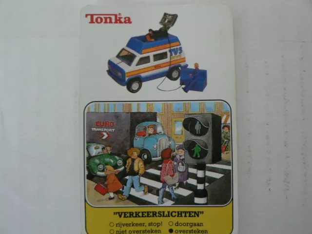 Tonka Verkeerslichten D Tv5 Van  Kwartet Kaart, Quartett Card,Spielkarte