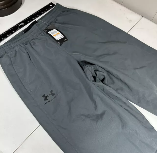 Under Armour Vital Woven Track Warm Up Sweat Pants Men S Grey Track