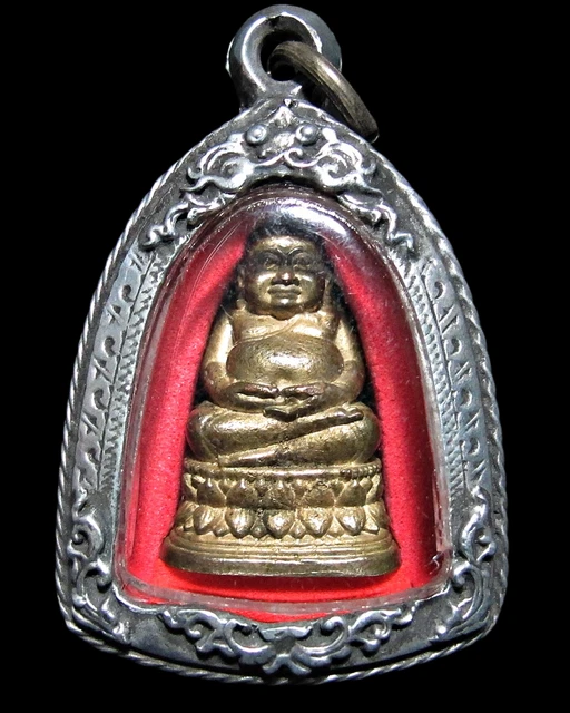 Bronze Phra Sangkajai Wat Suthas, Tork Code BE2485 Thai Amulet