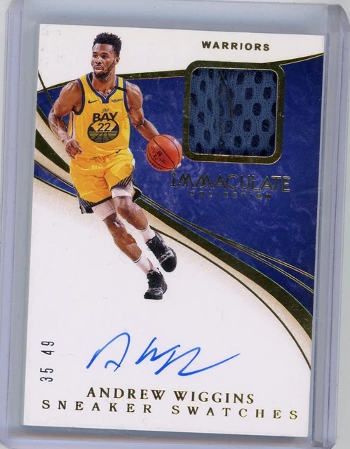 andrew wiggins immaculate auto 3/5 注文割引 9240円引き quantrion.com