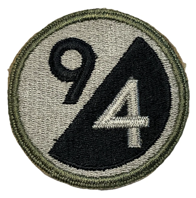 ORIGINAL WWII U.S. Army 94th Infantry Division Cut Edge Patch NG £8.88 ...