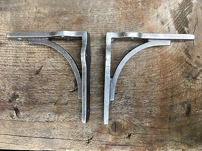 A Pair Of Solid Iron Industrial Arched Brackets Shelf Bracket Retro Cr12