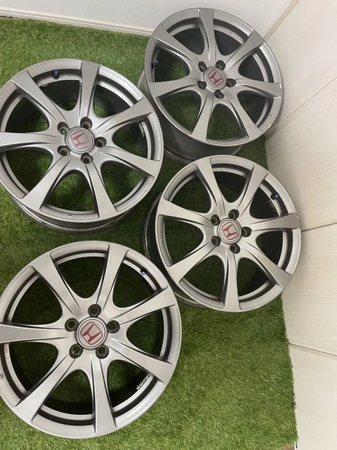 Fd2 Type R Rims JDM WHEELS RIMS HONDA OEM CIVIC Type-R FD2 CSX Silver 18x7.5J PCD114.3 ...