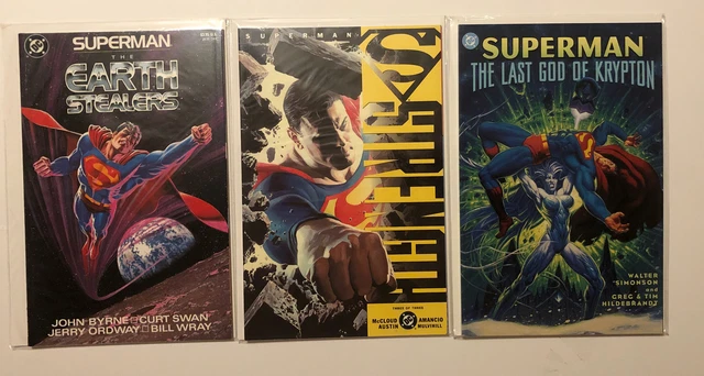 Superman The Last God of Krypton & The Earth Stealers & Strength  Clark Kent Dc