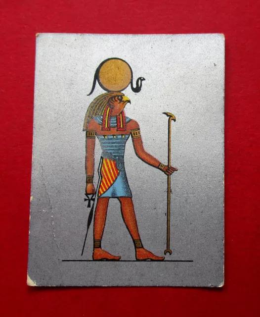 CAVENDERS  LARGE 1928 VINTAGE CIGARETTE CARD  ANCIENT EGYPT  No 23  THE GOD RA