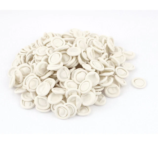 268x Dita Anti statico in lattice monouso Culle Consigli coperture Bianco