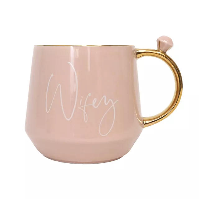 Wifey Mug Birthday Wedding Gift for the Bride Wife From Groom Coffee Cup