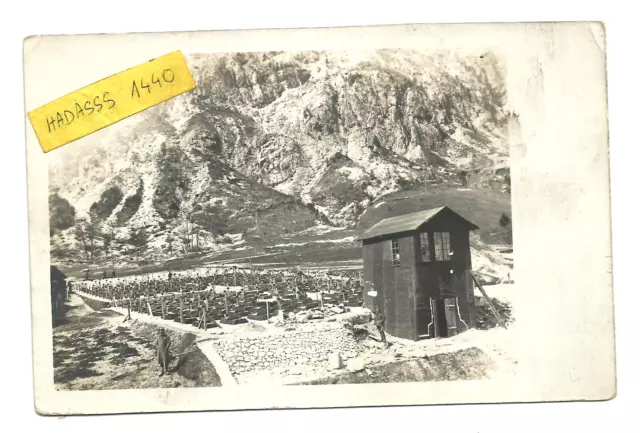 Foto  K.u.K  , Alpen? Dolomiten? Slowenien ? italienische Front, Kriegsfriedhof