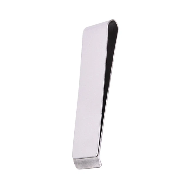 PORTACLIP PER DENARO metallo acciaio inox morsetto per contanti clip PORTACLIP PER DENARO metallo acciaio inox morsetto per contanti clip