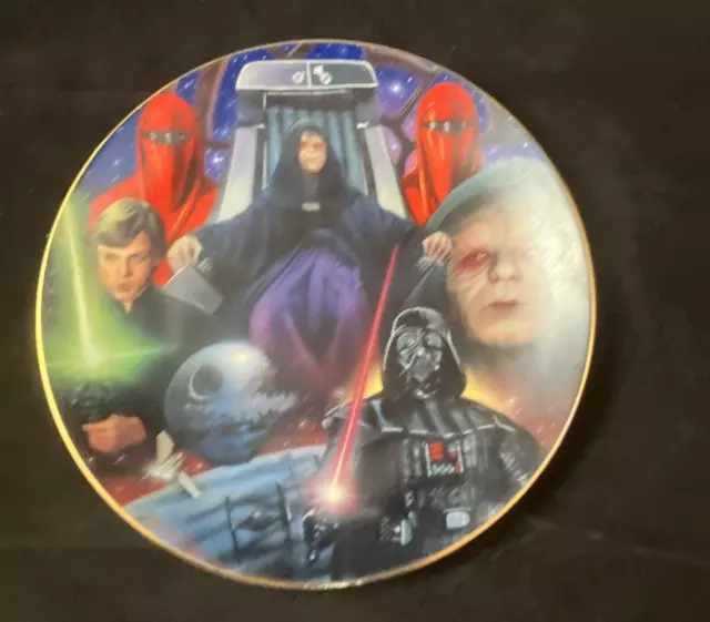 Star Wars Heroes & Villains Emperor Palpatine The Hamilton Collection Plate