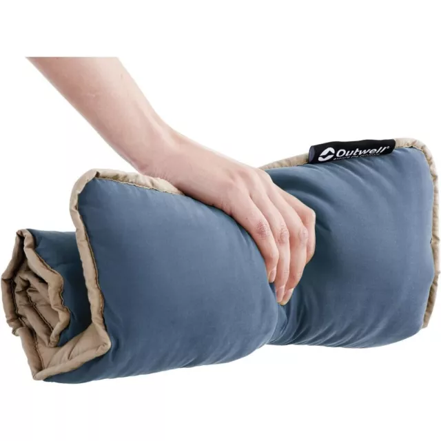 Almohada de campamento Outwell Constellation - almohada de viaje azul para acampar 2