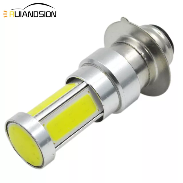 1pc White H6M P15D LED Motor Scooter ATV Headlight Light Bulb Lamp 750LM 12V-24V