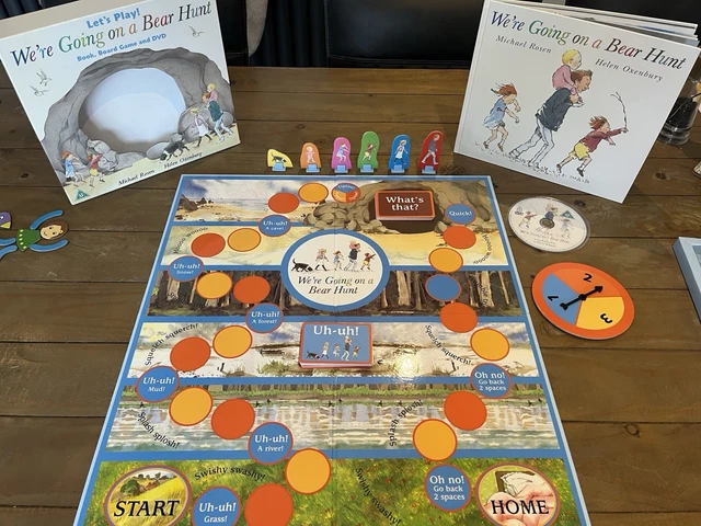 WE’RE GOING ON A Bear Hunt Game With Hardback Book And DVD £3.29 - PicClick UK