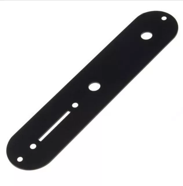 Quality Control Plate BLACK for Fender Tele Telecaster Style Guitar Metric Pot