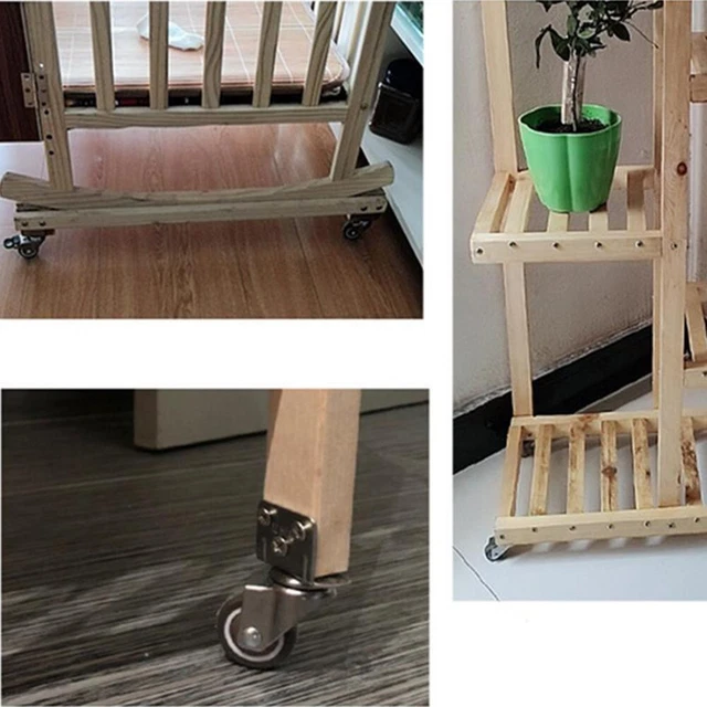 Casters for Furniture Chair Crib with 20kg Load Capacity Silent Swivel Wheels