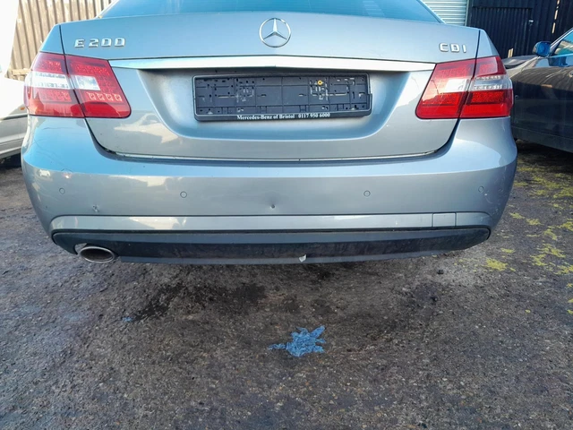 MERCEDES E CLASS 2011 W212 Rear Bumper Assembly In 792 Palladium Silver ...