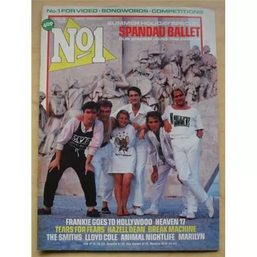 Spandau Ballet No.1 Magazine Aug 25 1984 Spandau Ballet Cover With More Inside U