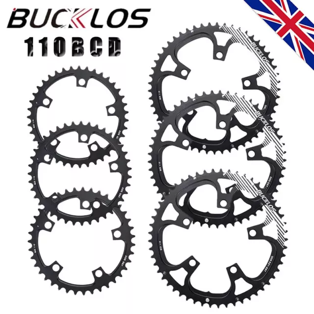 110BCD Chainring 34/36/39/50/52/53T Road Bike Fit Shimano Sram Crankset Aluminum