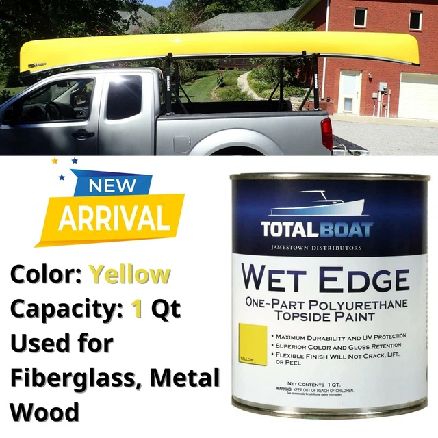 MARINE BOAT TOPSIDE Paint Coating Pool Slide Camper Van Fiberglass Wood