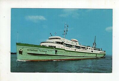 Vintage Post Card - S. S. Milwaukee Clipper - Great Lakes Luxury Liner