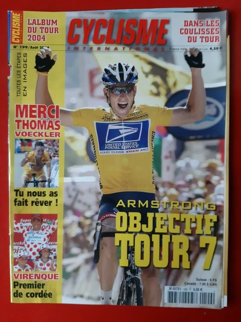 Lot Vintage Cyclisme Richard Virenque : 8 Posters + Magazine Velo Fan Club Spécial été 1999