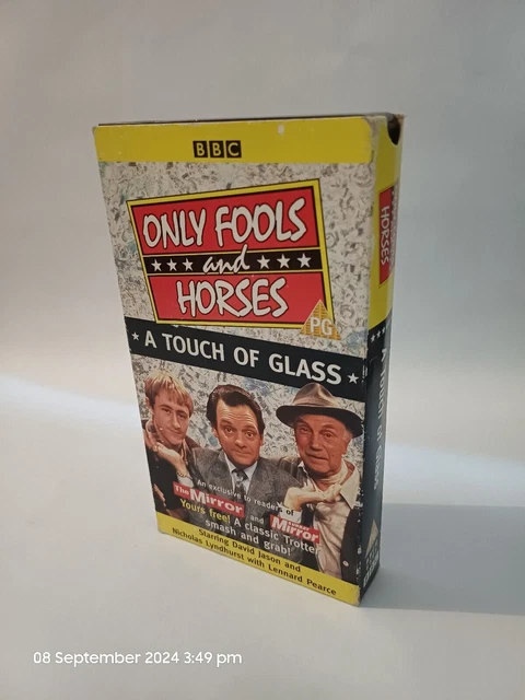 ONLY FOOLS AND Horses A Touch Of Glass VHS The Mirror Sunday Mirror