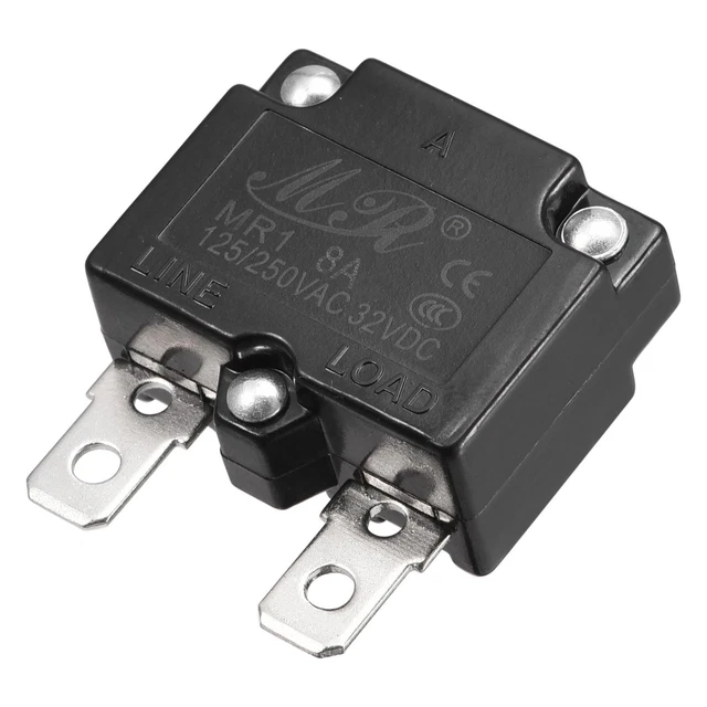 Circuito Sovraccarico Protettore 8A AC125/250V DC32V Automatico Reset