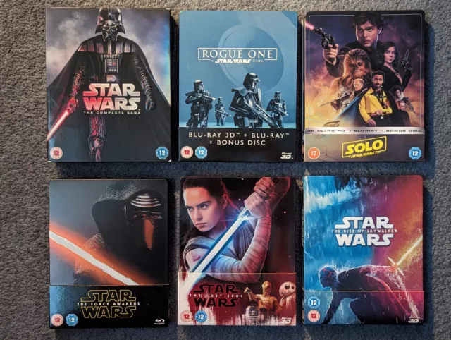 Star Wars: The Complete saga episodes 1-6 Collection (9 Blu-ray)