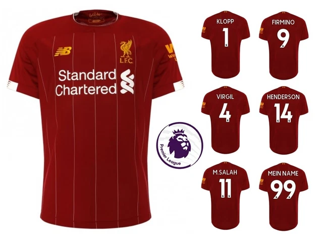 NEW BALANCE FC Liverpool 2019 2020 Home PL Jersey Player Number I My Name 209.35 PicClick UK