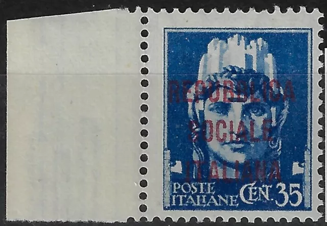 1944 R.S.I. RSI Fascio Saggi Sass. P19 nuovo MNH